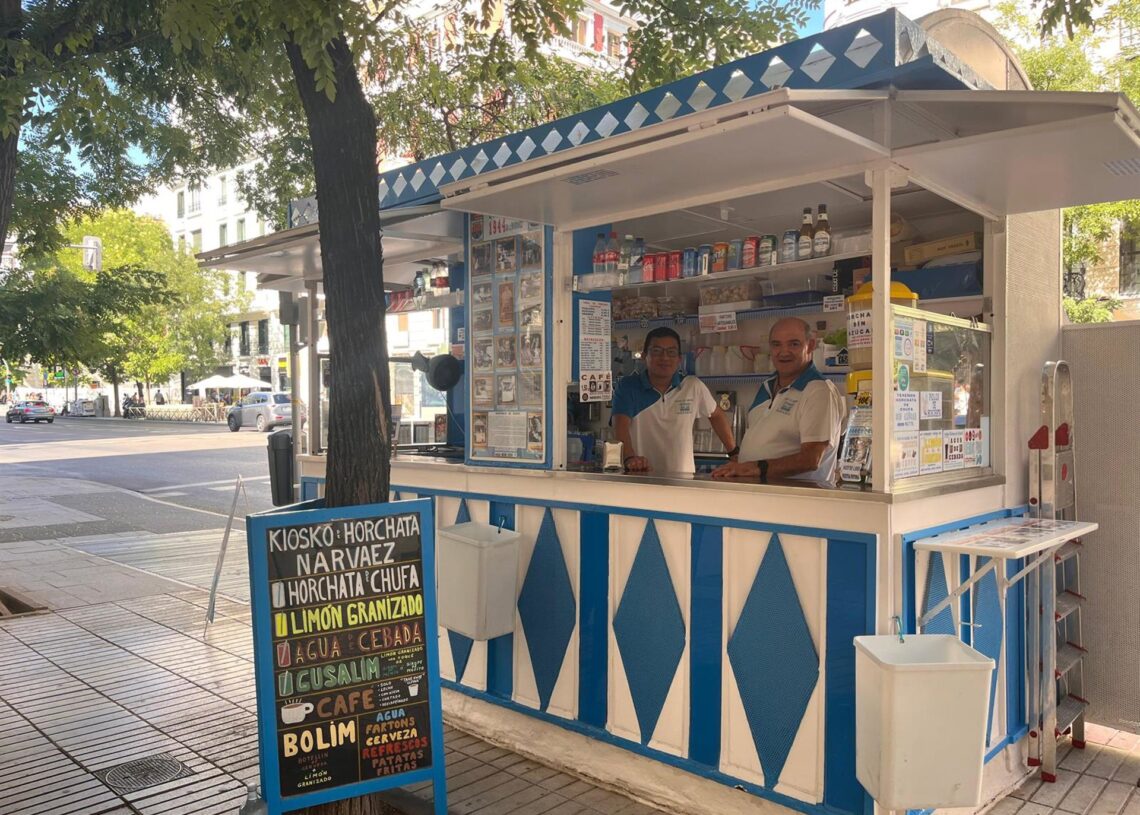 Kiosko horchatero de Narváez, el único establecimiento del estilo en Madrid.EUROPA PRESS