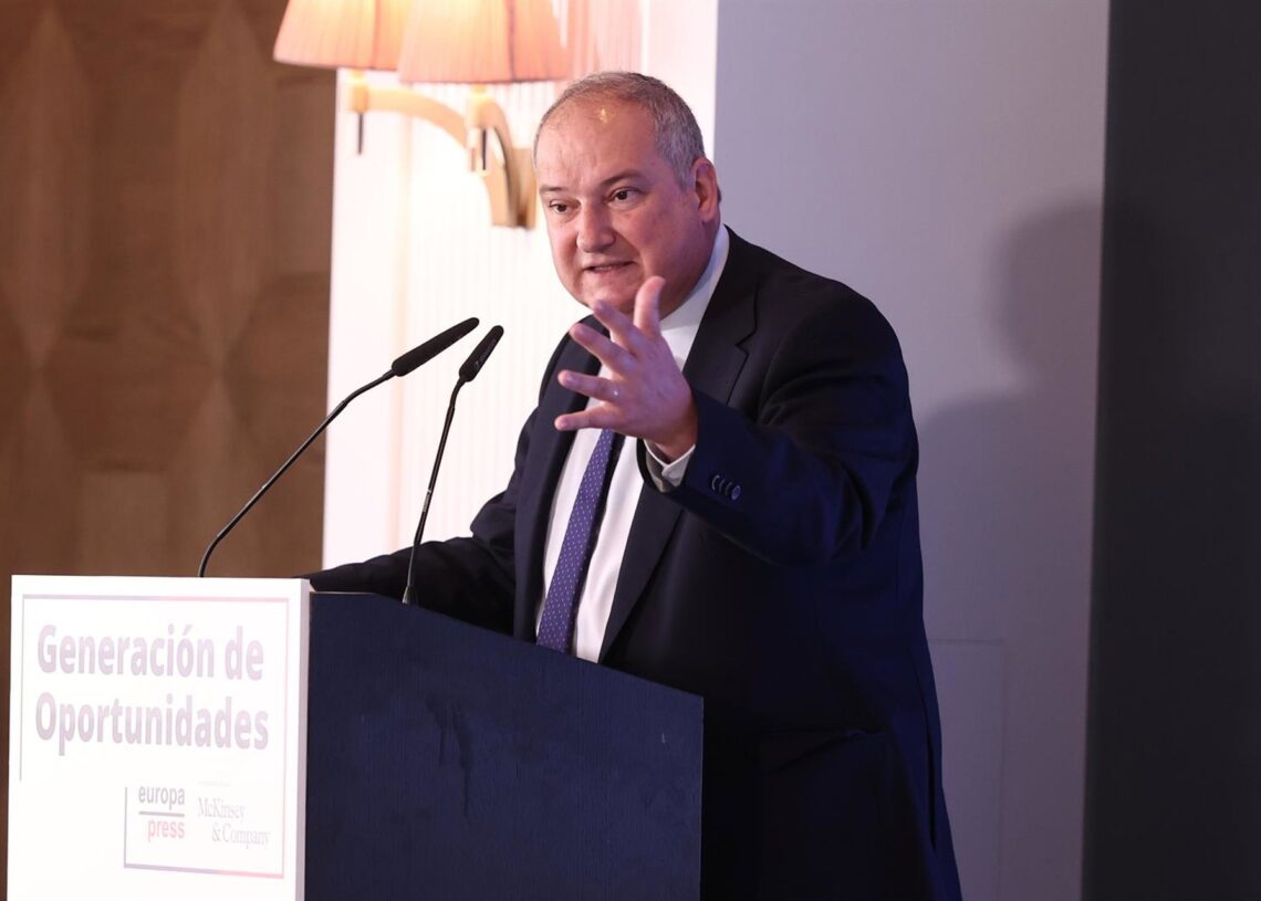 El ministro de Industria y Turismo, Jordi Hereu, participa en un encuentro del foro 'Generación de Oportunidades' de Europa Press, en el Hotel Rosewood Villa Magna, a 23 de julio de 2025, en Madrid (España).Eduardo Parra - Europa Press