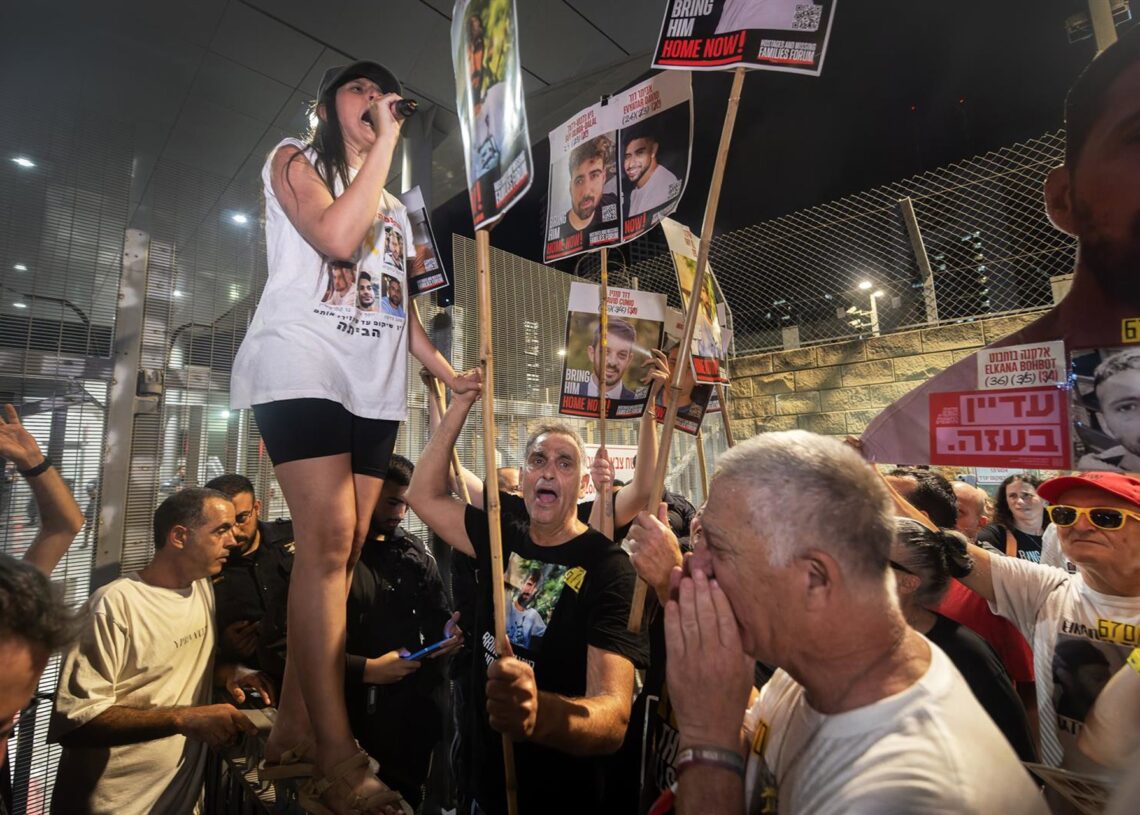 Concentración en Israel por los rehenes de Gaza, a 6 de agosto de 2025 Europa Press/Contacto/Yael Guisky Abas