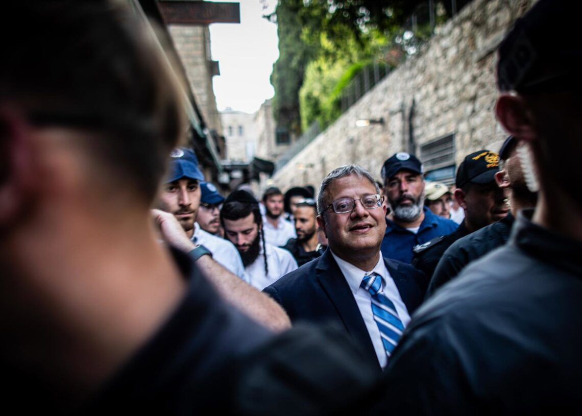 Archivo - El ministro de Securidad Nacional de Israel, el ultraderechista Itamar Ben Gvir, durante una visita a la Explanada de las Mezquitas, en JerusalénEuropa Press/Contacto/Eyal Warshavsky - Archivo