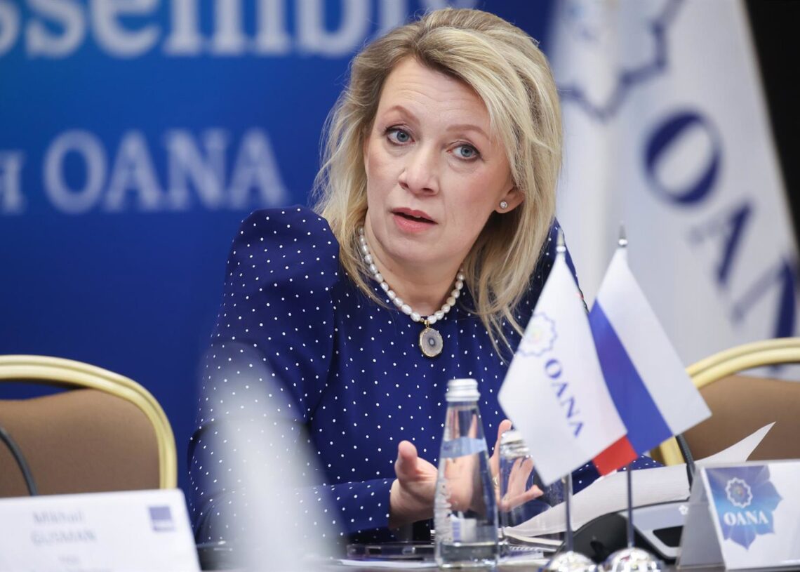 Archivo - La portavoz del Ministerio de Exteriores de Rusia, Maria ZajarovaEuropa Press/Contacto/Peter Kovalev - Archivo
