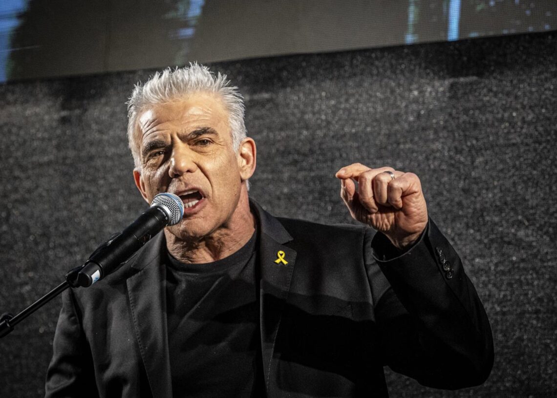 Archivo - El líder de la oposición y exprimer ministro de Israel, Yair Lapid Europa Press/Contacto/Eyal Warshavsky - Archivo