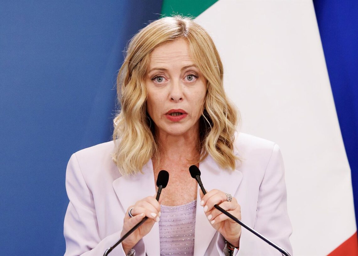 La primera ministra de Italia, Giorgia MeloniEuropa Press/Contacto/Roberto Monaldo