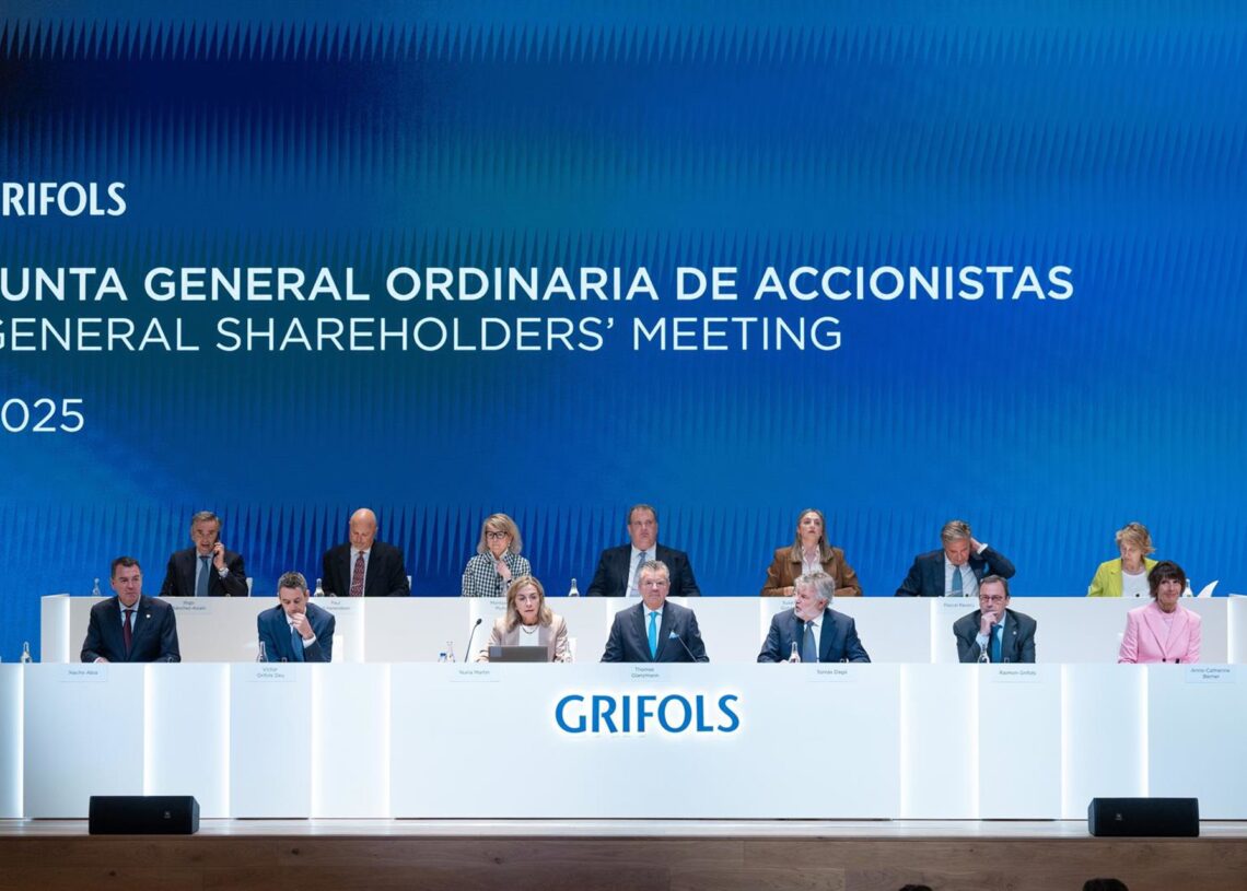 Archivo - Junta general de accionistas de GrifolsDavid Zorrakino - Europa Press - Archivo