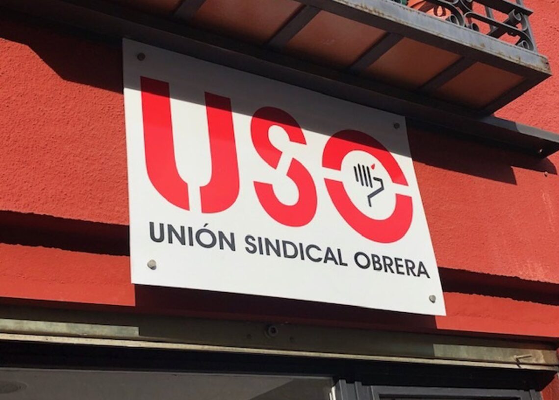 Archivo - Logo de Unión Sindical Obrera (USO).EUROPA PRESS - Archivo