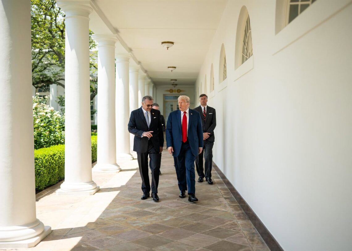 Archivo - El asesor estadounidense para África, Masad Boulos, junto al presidente de Estados Unidos, Donald TrumpEuropa Press/Contacto/White House - Archivo