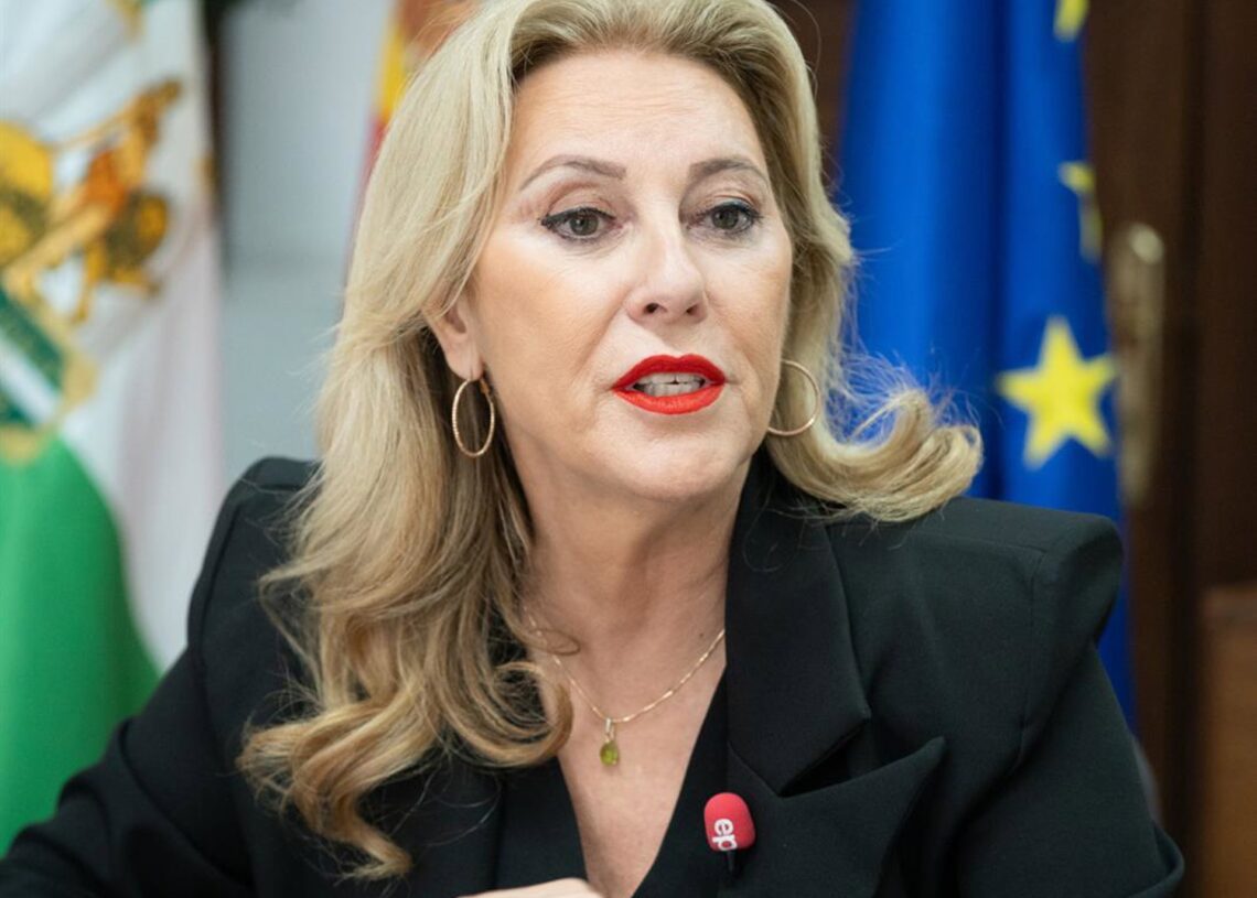 La consejera de Economía, Hacienda y Fondos Europeos y portavoz del Gobierno andaluz, Carolina España, durante la entrevista con Europa PressMARÍA JOSÉ LÓPEZ-EUROPA PRESS