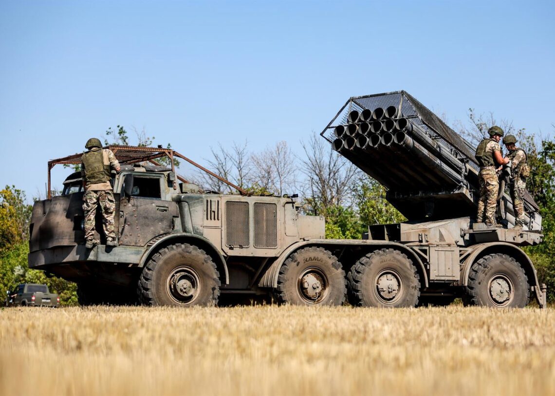 Efectivos militares rusos desplegados en la región ucraniana de DonetskEuropa Press/Contacto/Dmitry Yagodkin