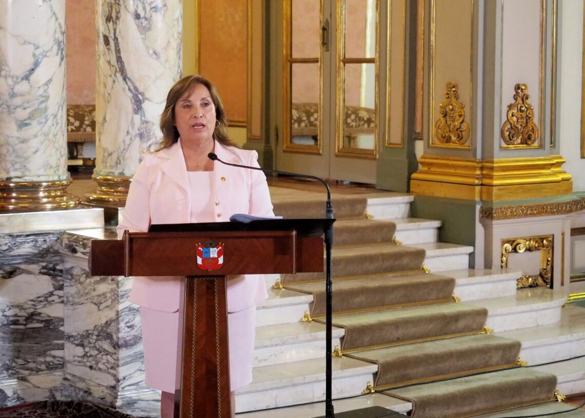 Archivo - La presidenta de Perúu, Dina BoluarteEuropa Press/Contacto/Carlos Garcia Granthon