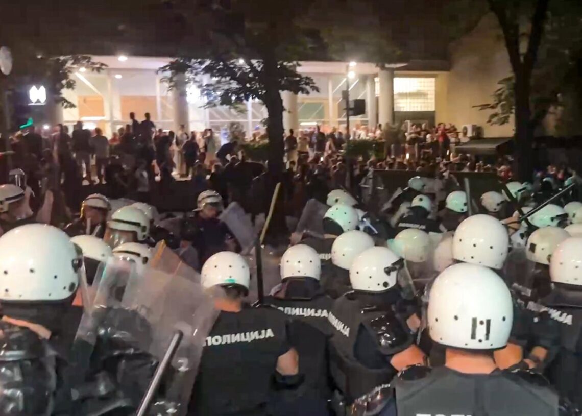 Archivo - Una protesta antigubernamental en la capital de Serbia, BelgradoEuropa Press/Contacto/Alexander Dzyuba - Archivo