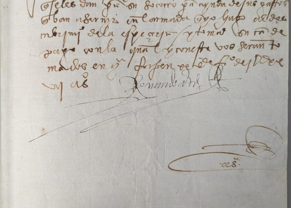 Manuscrito firmado por Hernán Cortés en el siglo XVI y devuelto por el FBI al Gobierno de MéxicoFBI
