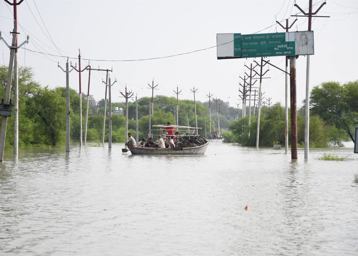 Inundaciones en Prayagraj (India)Prabhat Kumar Verma/ZUMA Press W / DPA