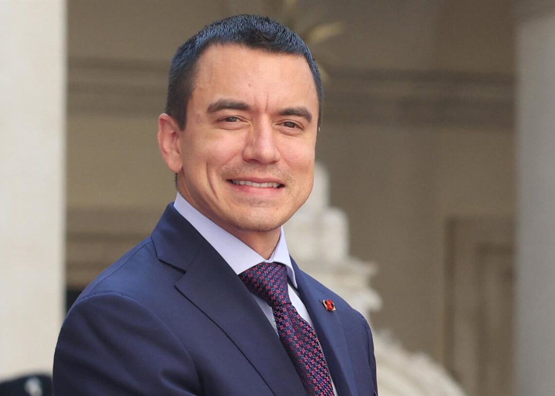 Archivo - El presidente de Ecuador, Daniel NoboaEuropa Press/Contacto/marco iacobucci - Archivo