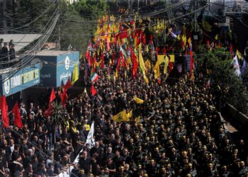 Archivo - Concentración de seguidores de Hezbolá en Beirut, capital de LíbanoEuropa Press/Contacto/Marwan Naamani - Archivo