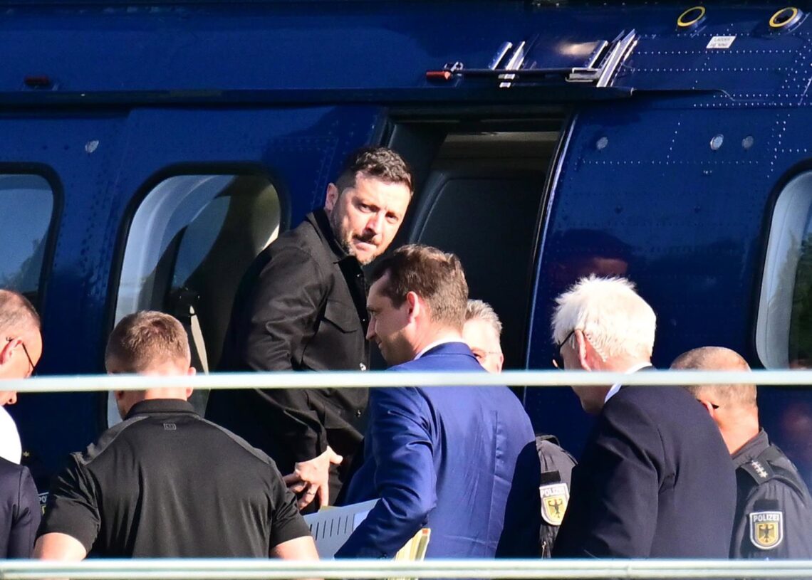 El presidente de Ucrania, Volodimir Zelenski, en BerlínSebastian Gollnow/dpa