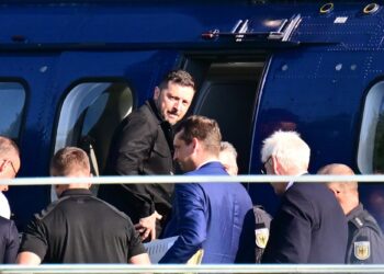El presidente de Ucrania, Volodimir Zelenski, en BerlínSebastian Gollnow/dpa