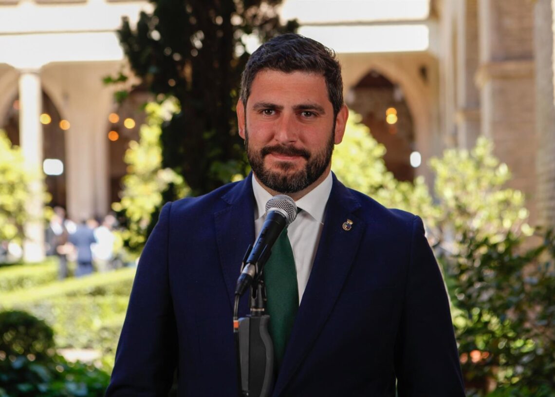 Archivo - El portavoz de Vox en las Cortes de Aragón, Alejandro Nolasco.CORTES DE ARAGÓN. - Archivo