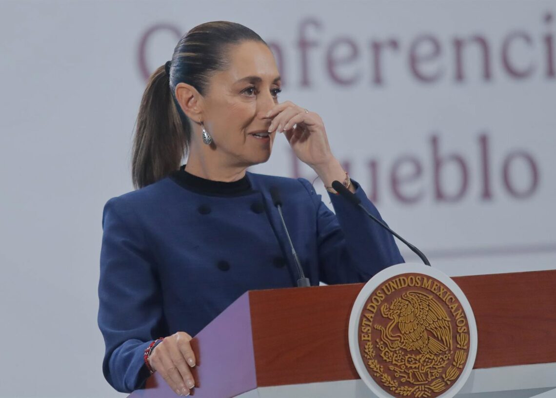 La presidenta de México, Claudia Sheinbaum.Europa Press/Contacto/Carlos Santiago