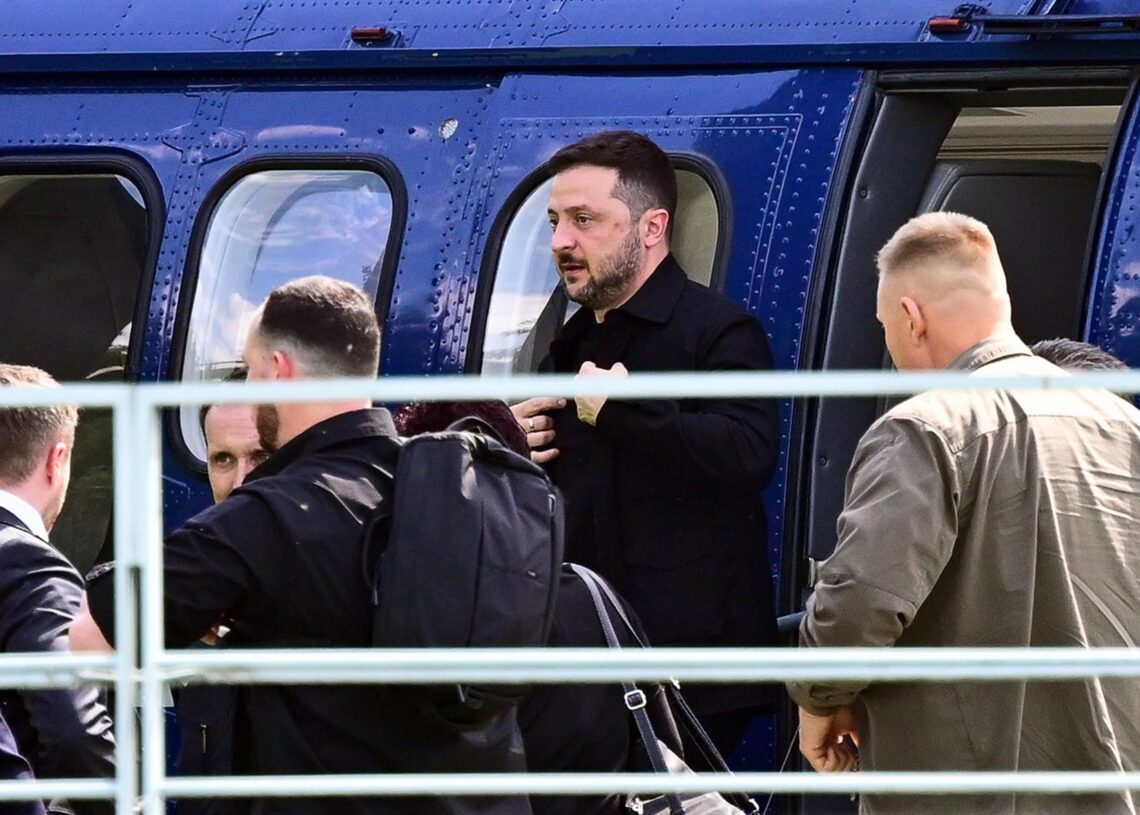 El presidente de Ucrania, Volodimir Zelenski, en BerlínFabian Sommer/dpa