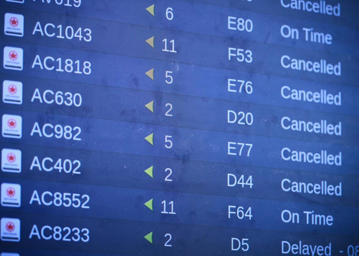 Cancelaciones de vuelos de Air Canada.Europa Press/Contacto/Sammy Kogan