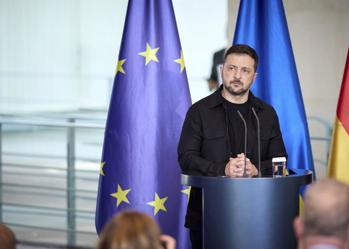 El presidente de Ucrania, Volodimir Zelenski. Europa Press/Contacto/Pool /Ukrainian Presidentia
