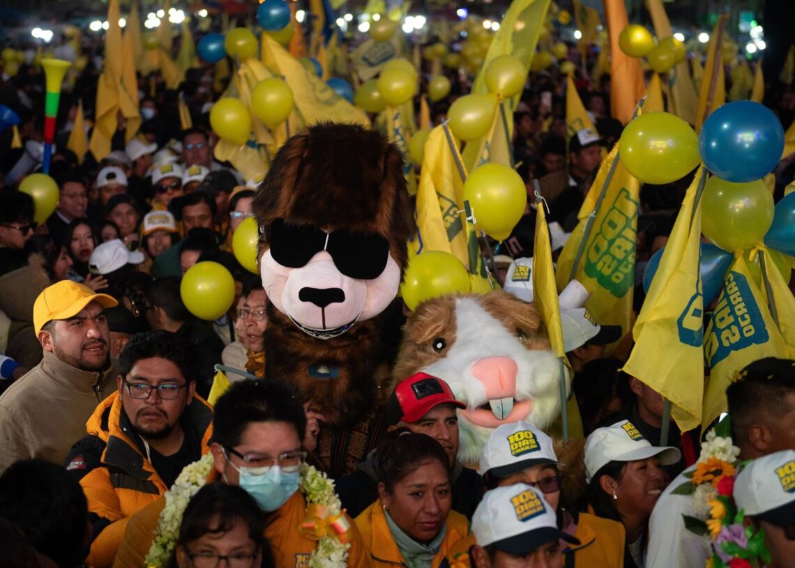 Un acto de campaña electoral en El Alto, en BoliviaRadoslaw Czajkowski/dpa