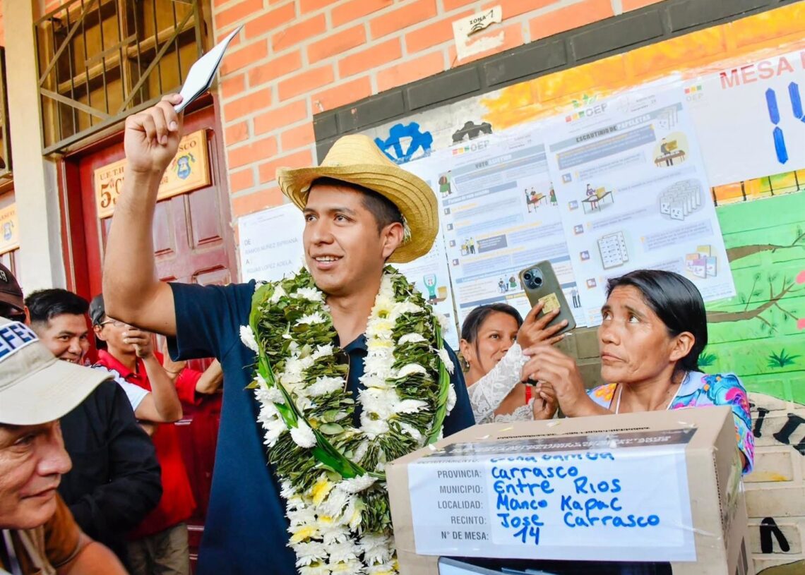 El candidato presidencial boliviano Andrónico RodríguezANDRÓNICO RODRÍGUEZ / X