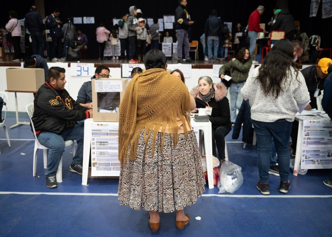 Imagen de archivo de las elecciones generales 2025 en Bolivia Radoslaw Czajkowski/dpa
