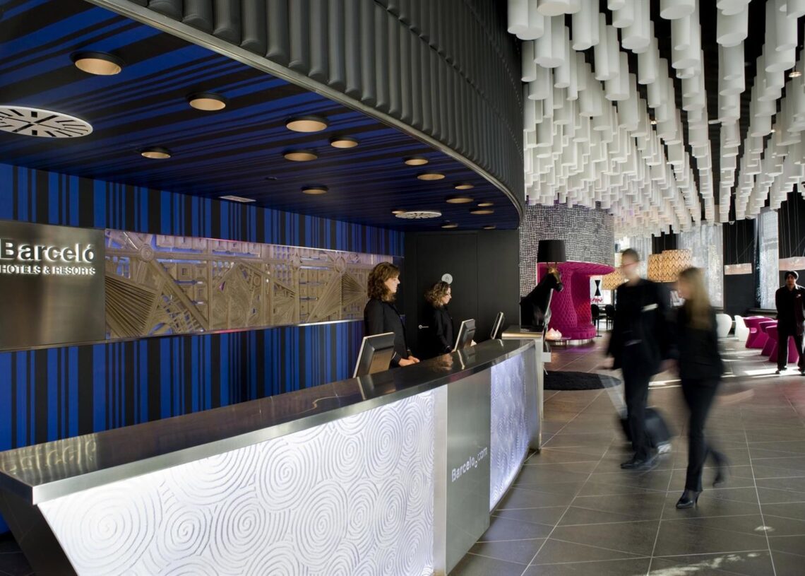 Archivo - Recepción de un Hotel Barceló BARCELÓ/PERE PERIS - Archivo