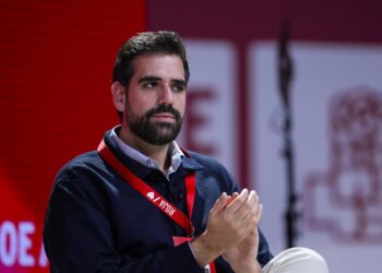 Archivo - El secretario general de Juventudes Socialistas de España, Víctor Camino, durante el ágora “Adelantando por el derecho a una vivienda digna.” en el primer día del 41 Congreso Federal del PSOE en el Palacio de Congresos y Exposiciones, a 29 de noJoaquin Corchero - Europa Press - Archivo