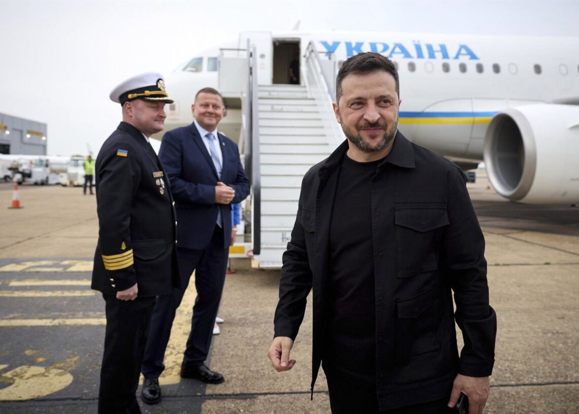 El presidente de Ucrania, Volodimir ZelenskiEuropa Press/Contacto/Pool /Ukrainian Presidentia