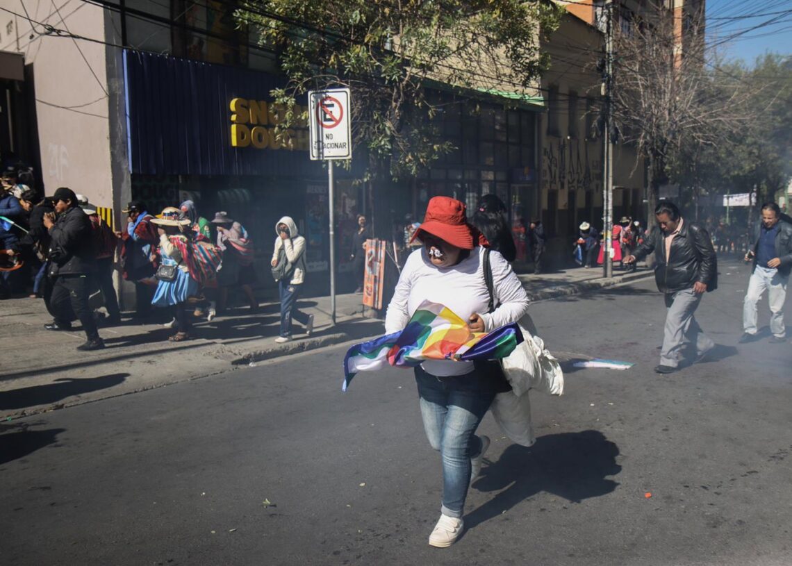 Archivo - Marcha de seguidores del expresidente de Bolivia Evo Morales, quien ha tratado de forzar su incscripción como candidato a las presidenciales pese a estar inhabilitadoEuropa Press/Contacto/Diego Rosales - Archivo