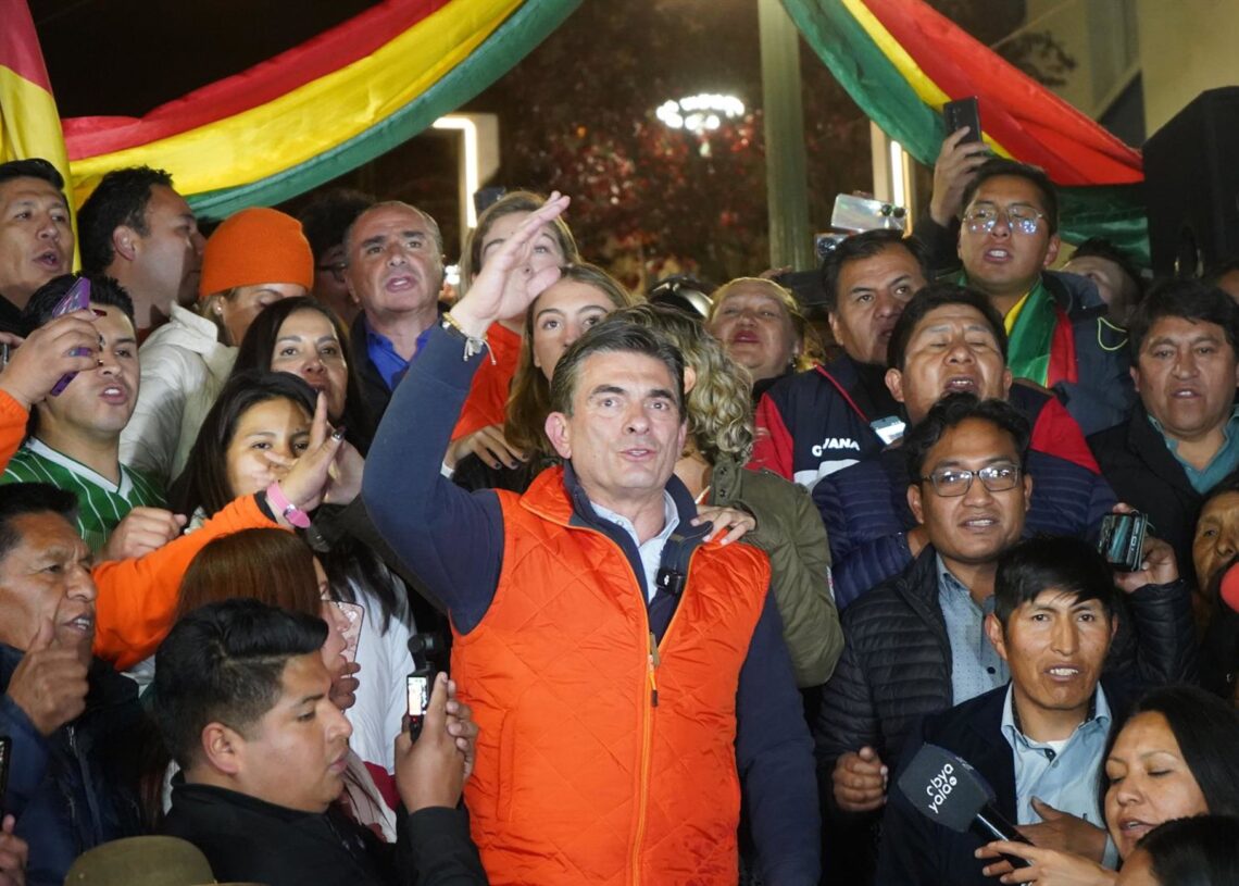 El líder del Partido Demócrata Cristiano (PDC) Rodrigo Paz Pereira, en La Paz, BoliviaEuropa Press/Contacto/Javier Mamani