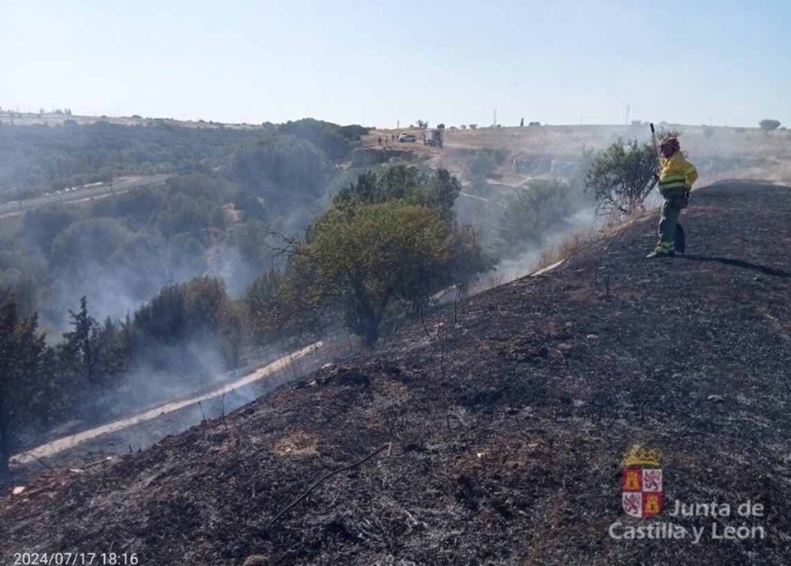 Archivo - Incendio en el Bosque de Valorio de Zamora.JCYL - Archivo
