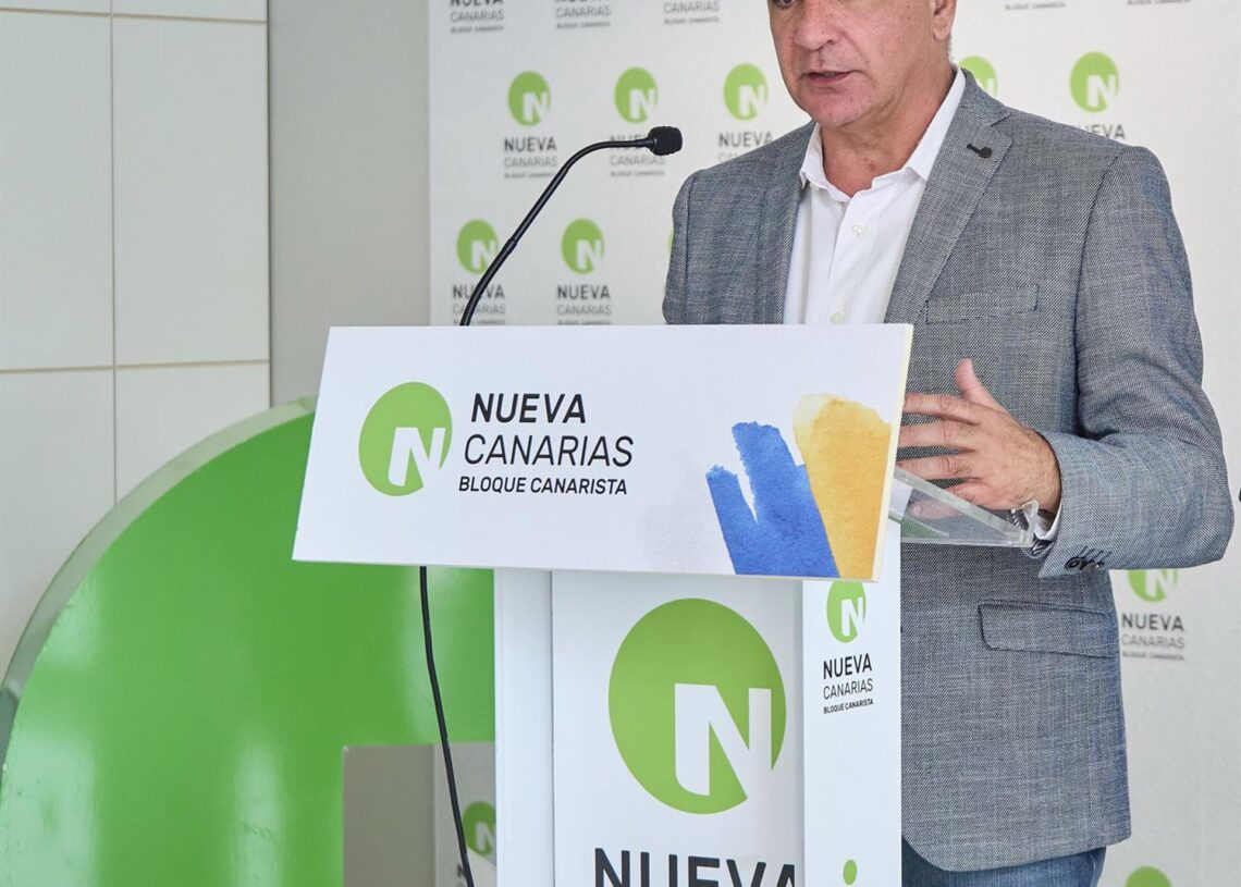 Archivo - Luis Campos, portavoz de NC-BCNC-BC - Archivo