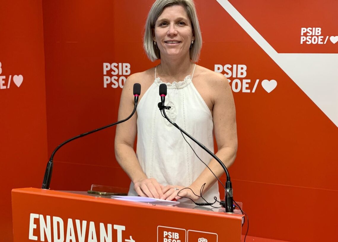 La consellera del grupo socialista en el Consell de Mallorca Sofía Alonso.PSIB-PSOE