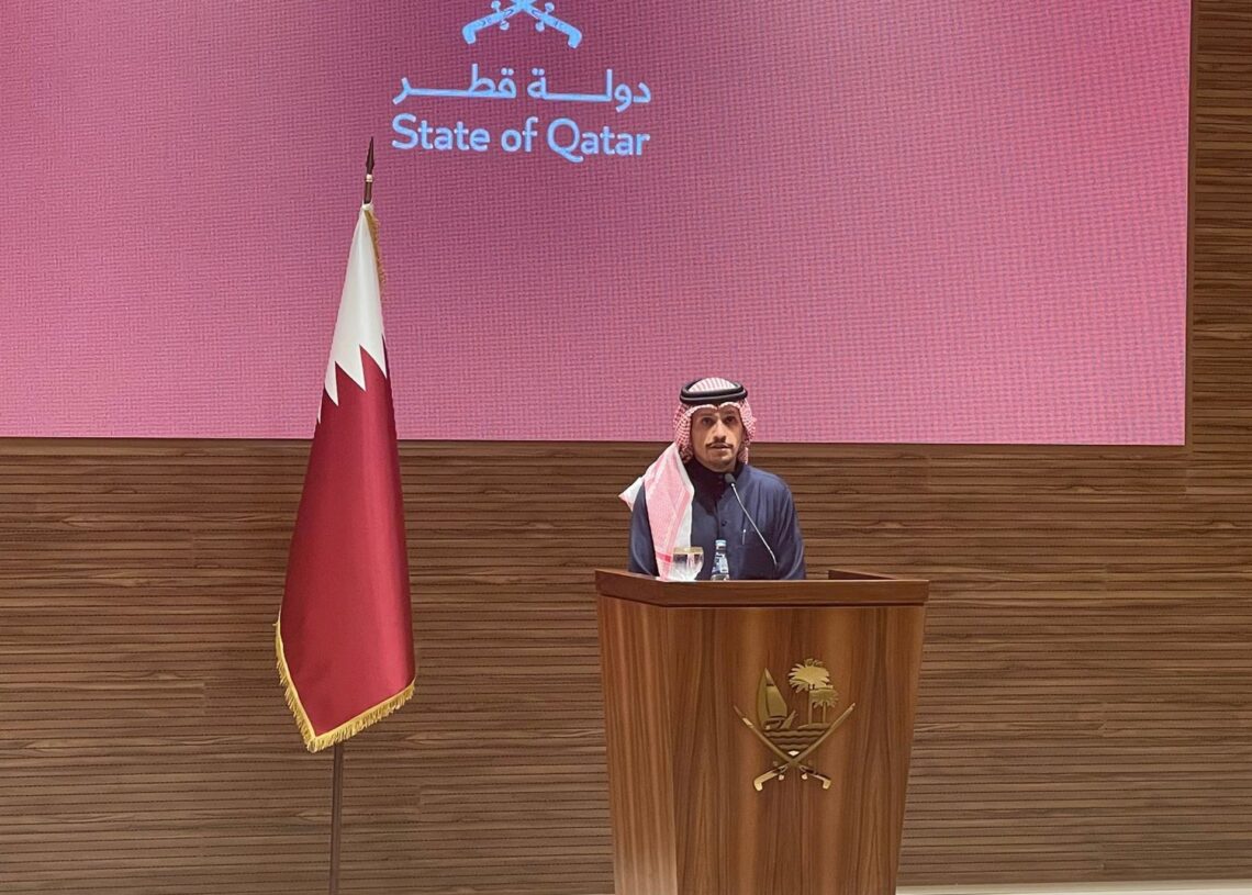 Archivo - El ministro de Exteriores de Qatar, Mohamed bin Abdulrahmán al ThaniXin Hua / Xinhua News / ContactoPhoto - Archivo