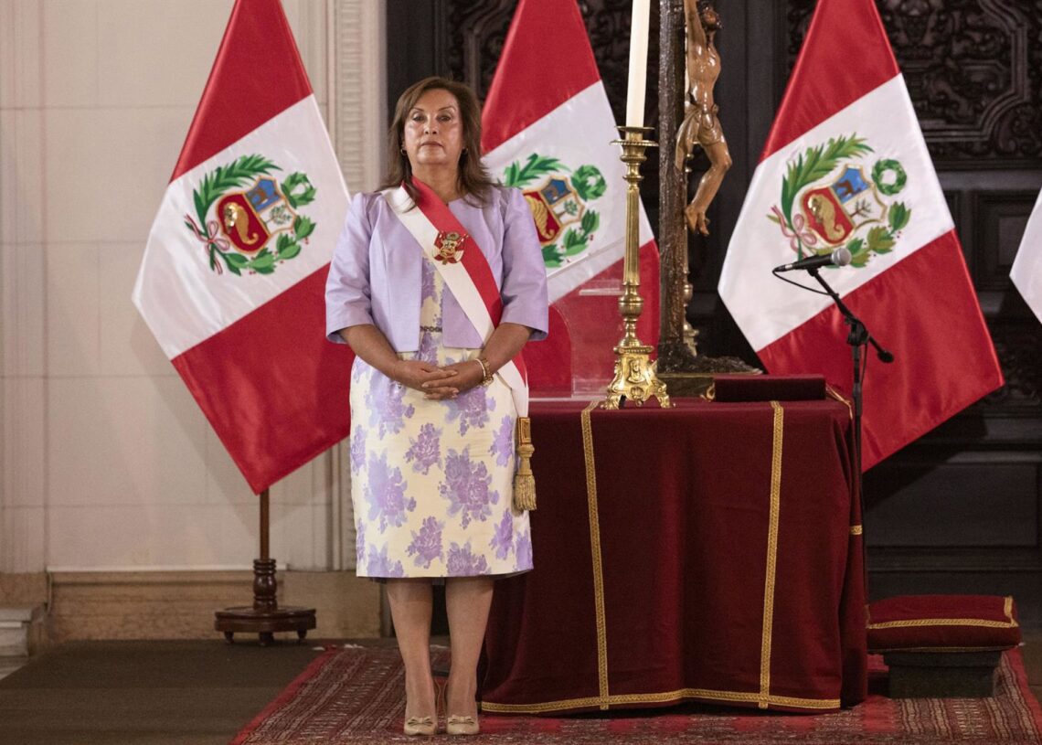 Archivo - La presidenta de Perú, Dina BoluarteEuropa Press/Contacto/El Comercio - Archivo