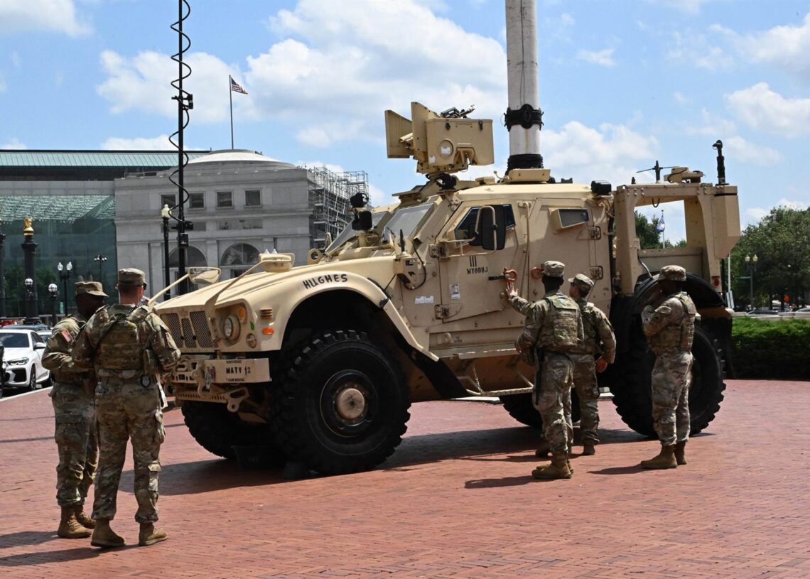 La Guardia Nacional desplegada en WashingtonEuropa Press/Contacto/Christy Bowe
