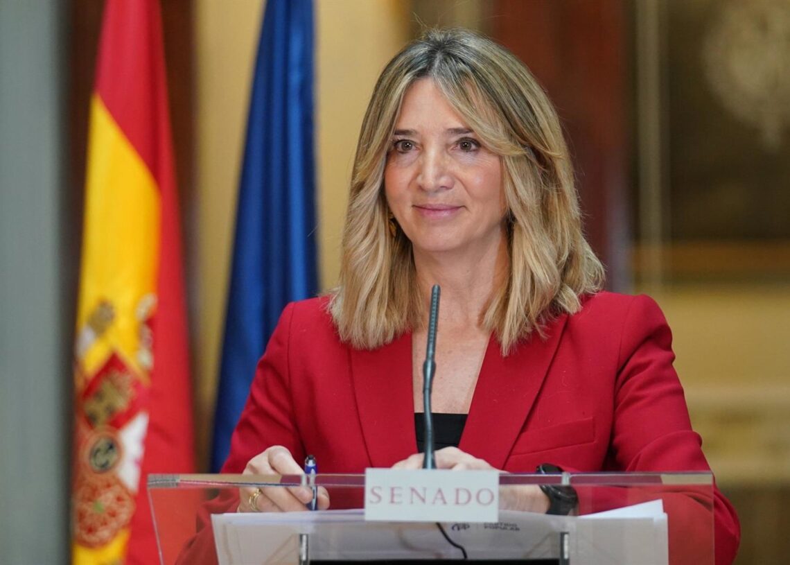 Archivo - La portavoz del PP en el Senado, Alicia García.PP - Archivo