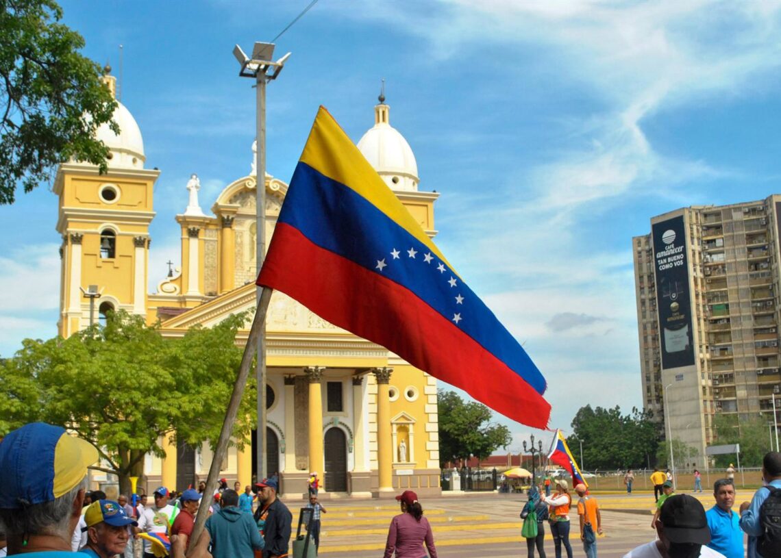 Archivo - Bandera de Venezuela en Zulia, en Maracaibo (Venezuela)Rafael Angel Araujo / Zuma Press / ContactoPhoto