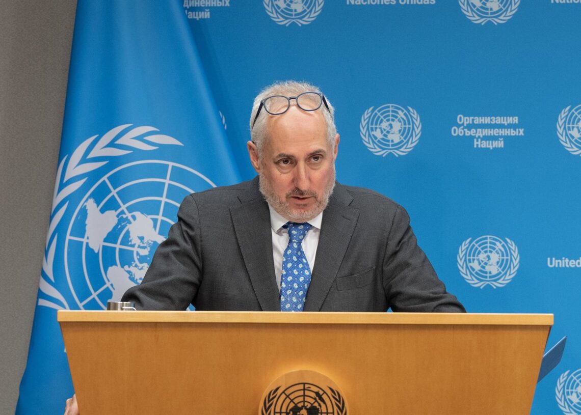 Archivo - El portavoz de la Secretaría General de la ONU, Stéphane DujarricEuropa Press/Contacto/Lev Radin - Archivo