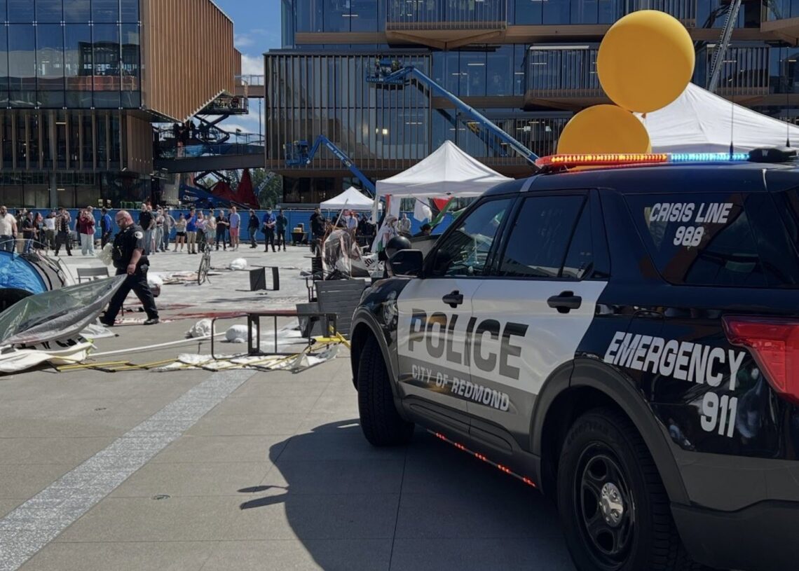 Sede de Microsoft en Redmond, estado de WashingtonPOLICÍA DE REDMOND, WASHINGTON, EN X
