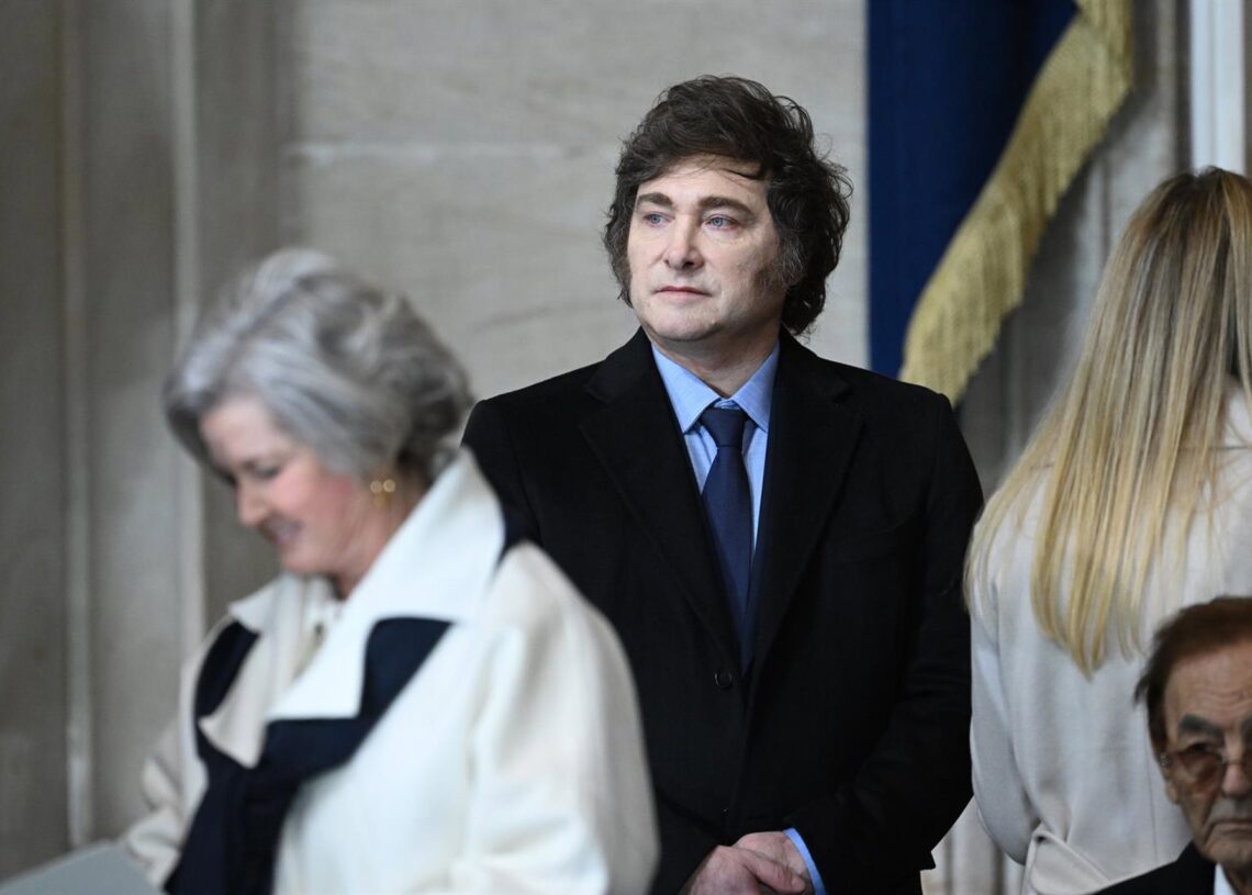 Archivo - El presidente de Argentina, Javier Milei, en una imagen de archivo. Europa Press/Contacto/SAUL LOEB - Archivo