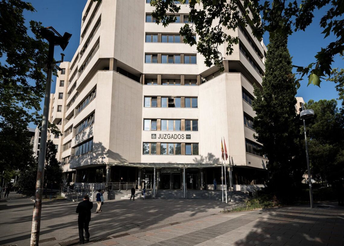 Archivo - Imagen de archivo de los Juzgados de Plaza de Castilla, donde se encuentra el juzgado que dirige el instructor Juan Carlos Peinado.Diego Radamés - Europa Press - Archivo