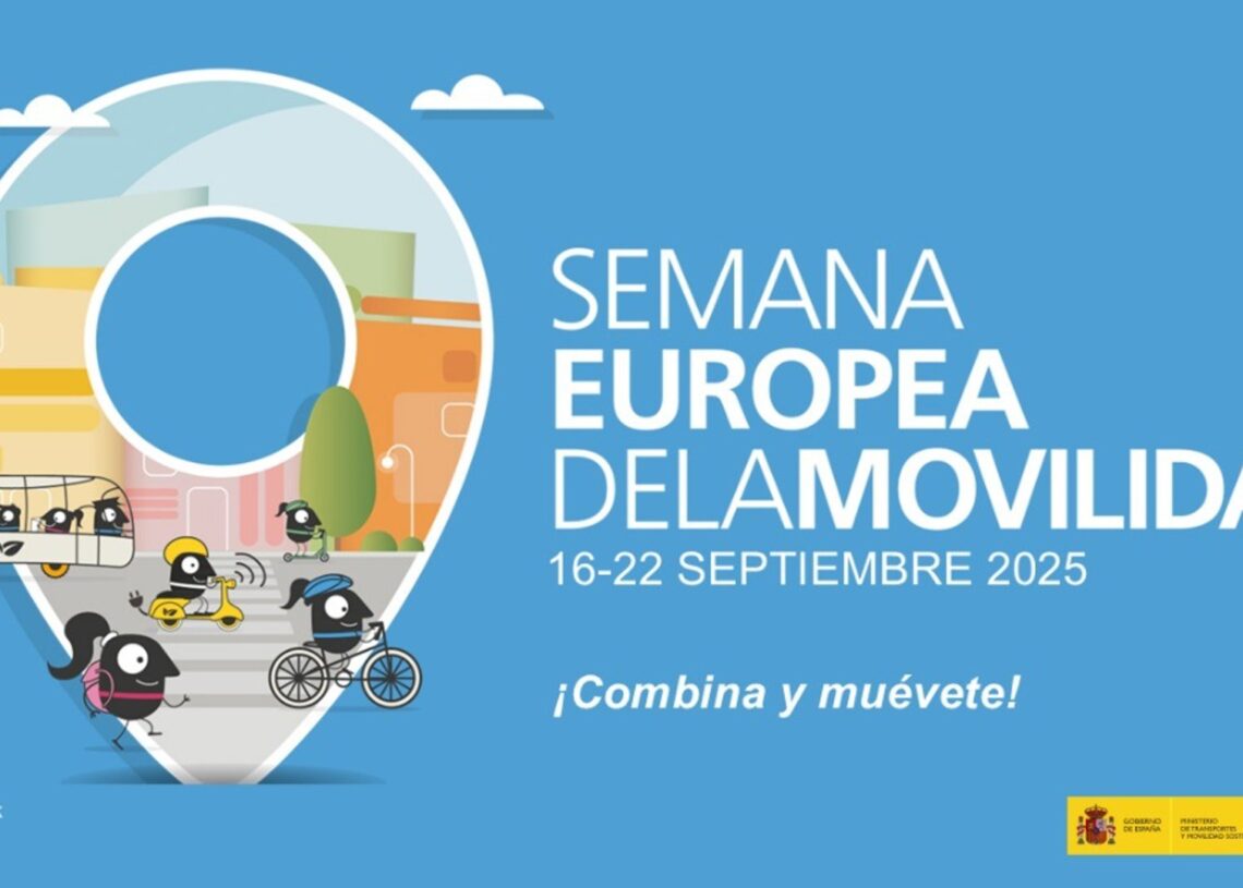 El Ministerio de Transportes y Movilidad Sostenible impulsa la participación de los municipios españoles en la convocatoria de la Semana Europea de la Movilidad (SEM), que celebrará su vigésima quinta edición del 16 al 22 de septiembre.MINISTERIO DE TRANSPORTES