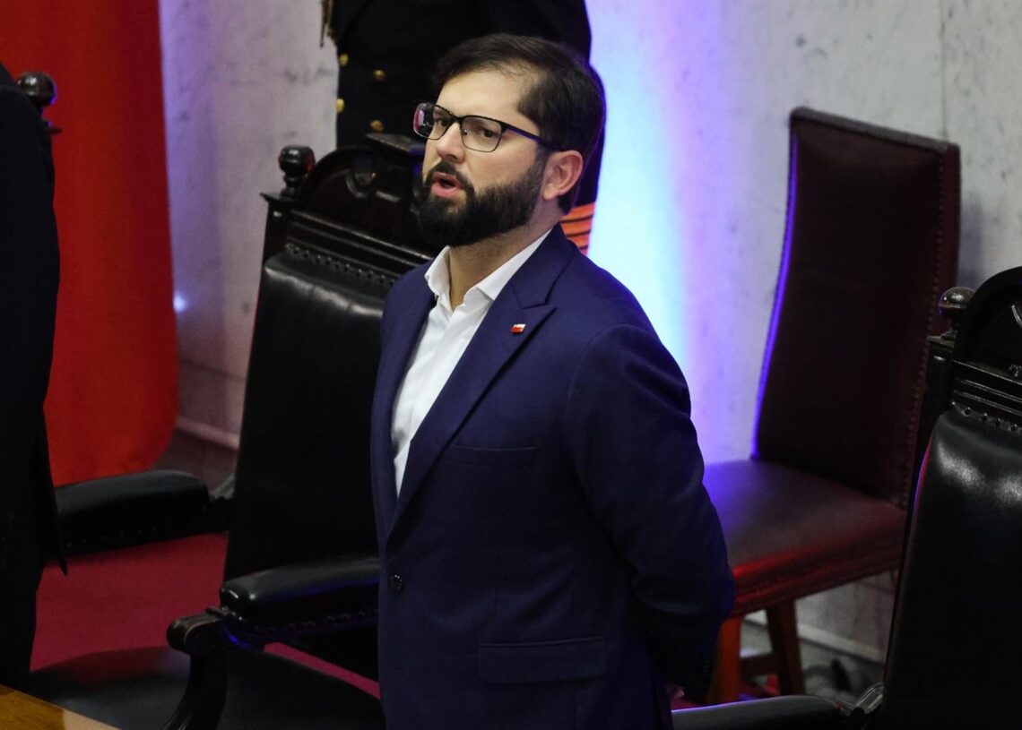 Gabriel Boric, presidente de Chile.Europa Press/Contacto/Cristobal Basaure Araya