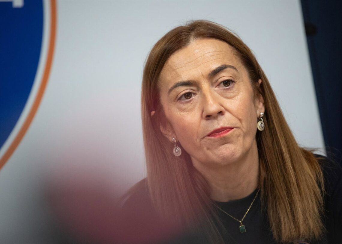 La directora general de Protección Civil y Emergencias, Virginia Barcones, informa a los medios del desarrollo del CECOD, a 18 de agosto de 2025, en Madrid (España).Alejandro Martínez Vélez - Europa Press