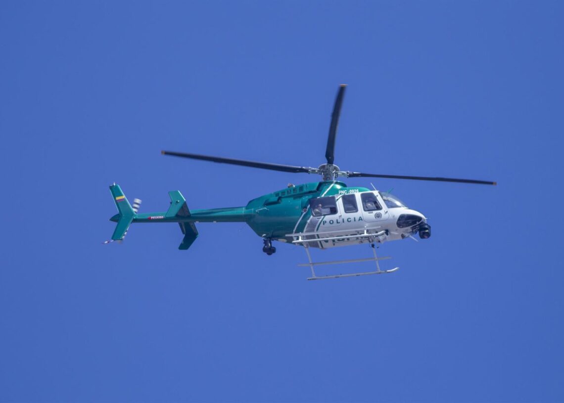 Archivo - Helicóptero de la Policía colombiana Europa Press/Contacto/Daniel Garzon Herazo