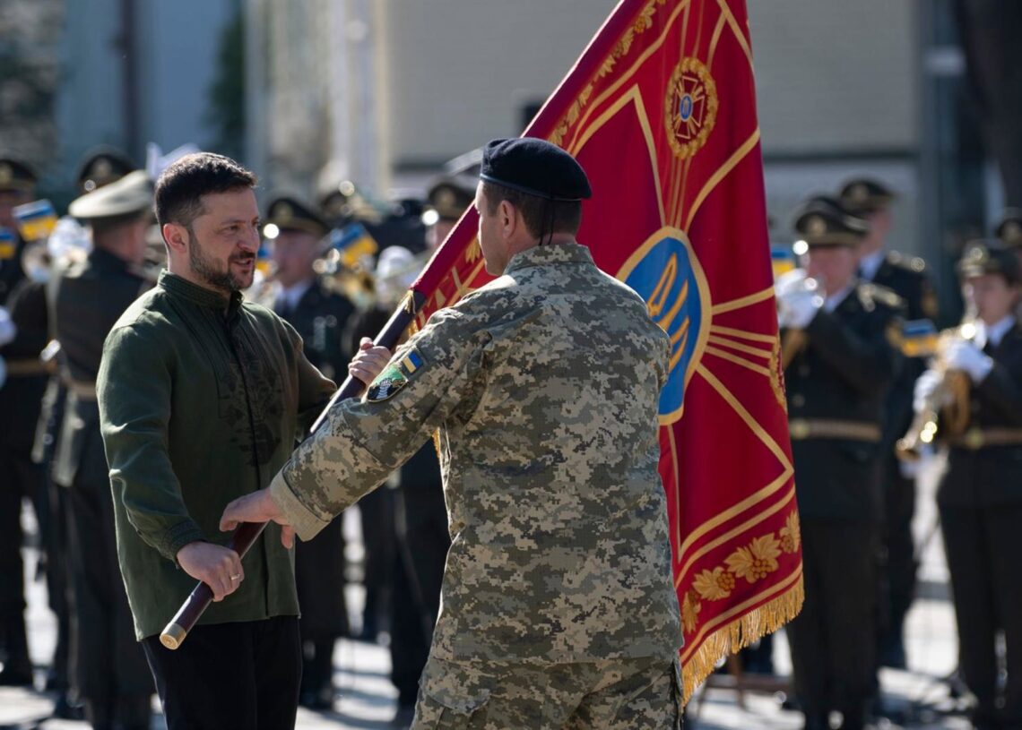 Archivo - El presidente Volodimir Zelenski en un acto militar.Europa Press/Contacto/PRESIDENT OF UKRAINE